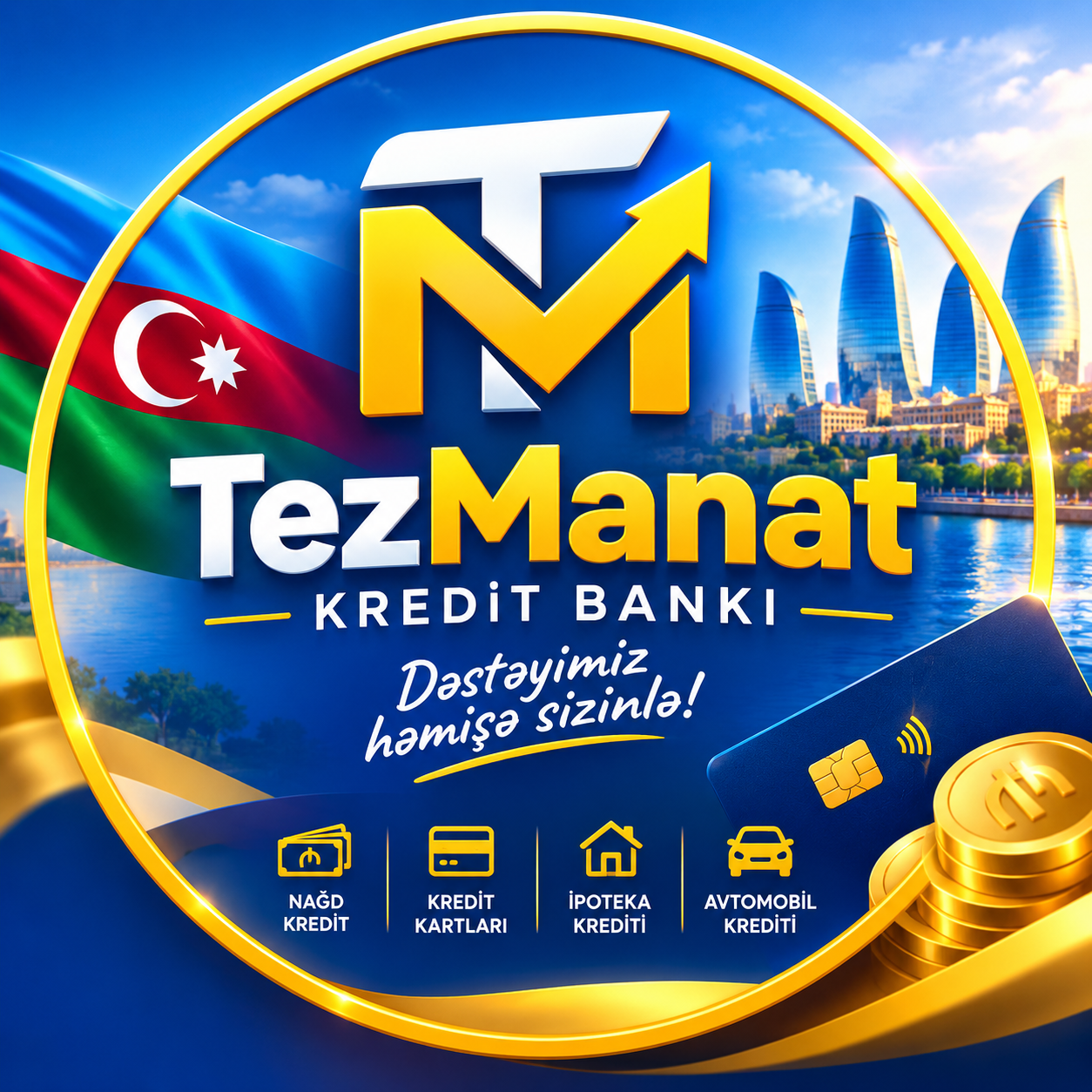 Tez Manat Kredit Banki logo